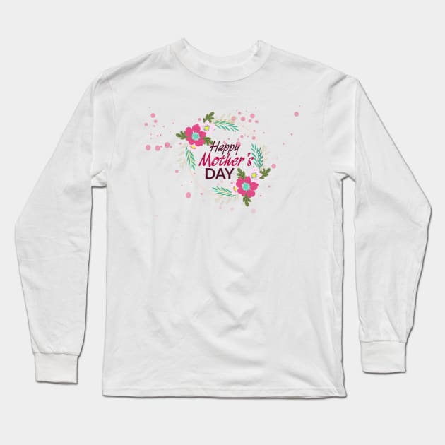 Mothers Day Long Sleeve T-Shirt by Marioma